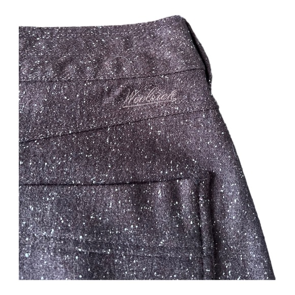 Woolrich Womens Woodlyn Mini Skirt Size 4 Dark Brown Wool Blend Pockets - Picture 6 of 9